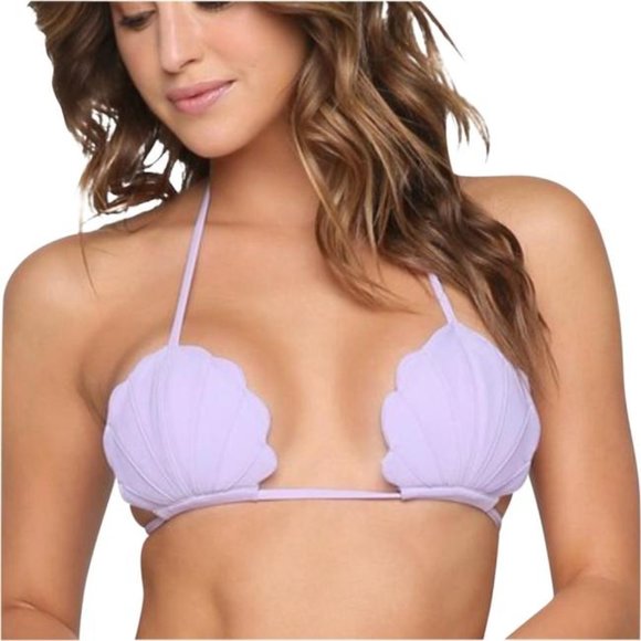 Mermaid Swimsuit | Seashell bikini top (S) & Scalloped bottoms (M) - Picture 7 of 9